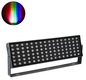 GloboStar® FLOOD-ZANA 90561 Προβολέας Wall Washer για Φωτισμό Κτιρίων LED 200W 17000lm 30° DC 24V Αδιάβροχο IP65 Μ70 x Π29 x Υ10cm RGBW DMX512 - Γκρι Ανθρακί - 3 Years Warranty