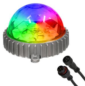 GloboStar® 30547 Ψηφιακό LED Module GENIUS DMX512 Addressable 5W 400 lm 320° DC 24V Αδιάβροχο IP68 RGB Φ12 x Υ7cm