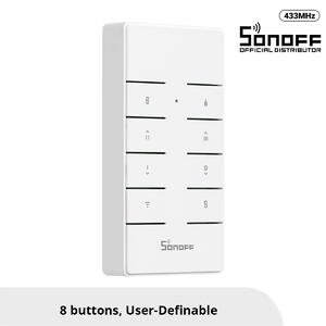 GloboStar® 80074 SONOFF RM433R2 - Remote Controller RF 433Mhz 8 Key (Battery Included)