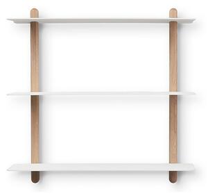 GEJST - Nivo Shelf Large A Light Δρυς/Λευκό