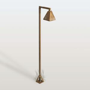 Moretti Luce Φωτιστικό διαδρόμου LED Silva Edge, 100 x 19 εκ., ορείχαλκος αντίκα, Μπρούτζινο / Αντικέ ορείχαλκου, Ορείχαλκος, Εξοχική κατοικία / Ρουστίκ