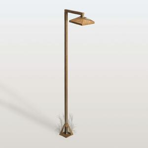 Moretti Luce Φωτιστικό διαδρόμου LED Aura Edge, 100 x 19,5 εκ., ορείχαλκος αντίκα, Μπρούτζινο / Αντικέ ορείχαλκου, Ορείχαλκος, Εξοχική κατοικία / Ρουστίκ