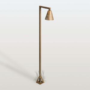 Moretti Luce Φωτιστικό διαδρόμου LED Silva Disk, 100 x 19 εκ., ορείχαλκος αντίκα, Μπρούτζινο / Αντικέ ορείχαλκου, Ορείχαλκος, Εξοχική κατοικία / Ρουστίκ