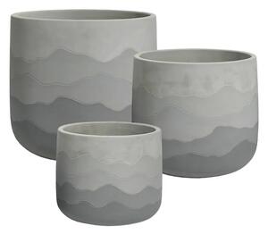 Κασπώ (Σετ 3τμχ) Marhome Γκρι 06-20121