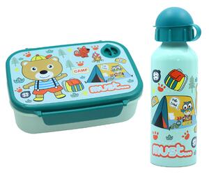 Φαγητοδοχείο 800ml & Παγούρι 500ml Must Camp 585675