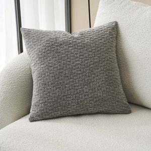 Διακοσμητική Μαξιλαροθήκη (50x50) Gofis Home Ondine Silver Grey 184/15