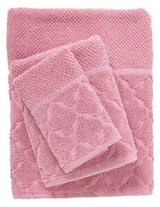 Πετσέτες Μπάνιου (Σετ 3τμχ) Das Home Best Line 0791 Pink 550gsm