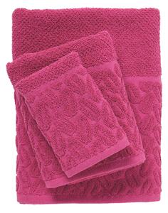 Πετσέτες Μπάνιου (Σετ 3τμχ) Das Home Best Line 0786 Fuschia 550gsm