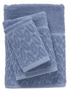Πετσέτες Μπάνιου (Σετ 3τμχ) Das Home Best Line 0783 Blue 550gsm