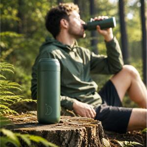 Ποτήρι Θερμός Series 2 Chilly's με χωρητικότητα 500ml και διατήρηση θερμοκρασίας 4h ζεστό - Pine Green