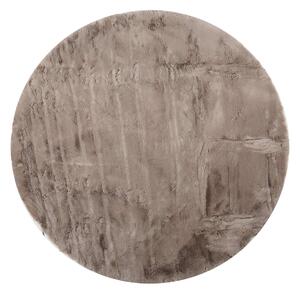 Στρογγυλό Χαλί Γούνινο (Φ100) Polcarpet Rabbit Beige