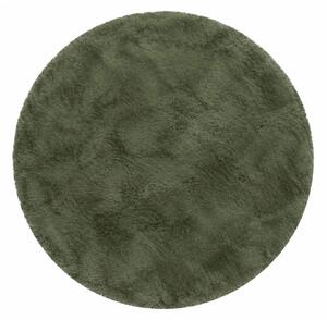Στρογγυλό Χαλί Γούνινο (Φ100) Polcarpet Rabbit Green