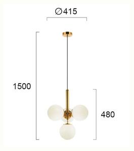 Φωτιστικό Οροφής Πολύφωτο Viokef Jolin 4259400