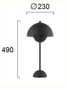 Πορτατίφ Viokef Tulip Black 4283301