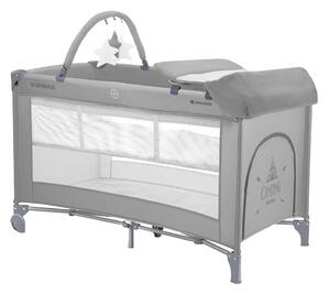 Παρκοκρέβατο 2 Θέσεων (0+ Μηνών/Έως 15kg) Kikka Boo So Gifted Plus Grey