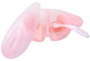 Φαγητοδοχείο Με Χωρίσματα & Κουτάλι Kikka Boo Tasty Pink