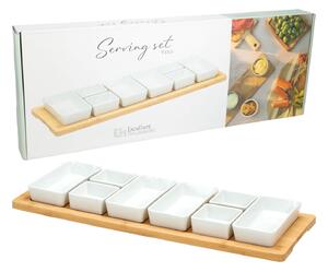 Ορντεβιέρα Σερβιρίσματος Excellent Houseware με 8 μπολ και δίσκο - 9 τεμάχια