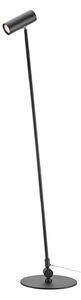 Markslöjd Λάμπα δαπέδου LED Arlo, μαύρη, σίδερο, ύψος 132 cm, ρυθμιζόμενη ένταση φωτισμού., ρυθμιζόμενος, Μαύρο, Σαλόνι / τραπεζαρία, Μέταλλο, σύγχρονο