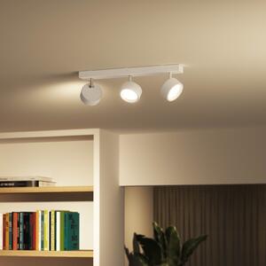 Philips Bracia LED προβολέας οροφής, τριών φωτισμών, λευκό