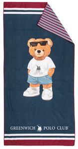 Παιδική Πετσέτα Θαλάσσης Microfiber (70x140) 2 Όψεων Greenwich Polo Club Junior 4042