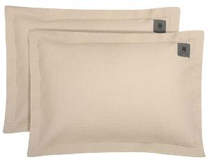 Ζεύγος Μαξιλαροθήκες Καπιτονέ (50x70) Greenwich Polo Club 3495 Beige