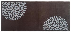 Πατάκι Εισόδου UNIVERSAL-917-FLOWERS-TAUPE-67X150-Sdim