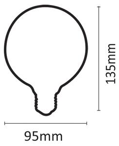 InLight E27 LED Filament G95 8watt (7.27.08.21.1)