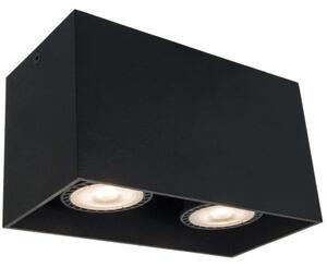 Φωτιστικό Οροφής - Σποτ Dice 4279800 16,5x8,2x9,5cm 2xGU10 50W Black Viokef