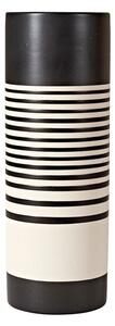 Βάζο Κεραμικό Vase 2316 9x22cm Black-Beige Kentia