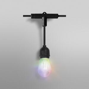 OSRAM SMART+ Αλυσίδα φωτισμού LED WiFi STRINGLIGHT, RGBW 12 φώτα., ρυθμιζόμενος, Μαύρο, Πλαστικό, σύγχρονο