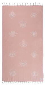 ΠΕΤΣΕΤΑ ΘΑΛΑΣΣΗΣ EYES ON ME 90X170 PINK - Nef-Nef Homeware