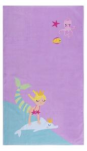 ΠΑΙΔΙΚΗ ΠΕΤΣΕΤΑ ΘΑΛΑΣΣΗΣ MERMAID HAVING FUN 70X120 LILAC - Nef-Nef Homeware