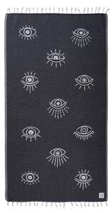 ΠΕΤΣΕΤΑ ΘΑΛΑΣΣΗΣ EYES ON ME 90X170 BLACK - Nef-Nef Homeware