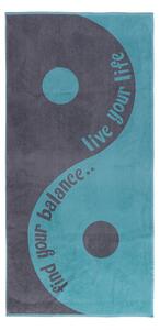 ΠΕΤΣΕΤΑ ΘΑΛΑΣΣΗΣ BALANCE 80X160 AQUA/BLACK - Nef-Nef Homeware