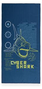 ΠΑΙΔΙΚΗ ΠΕΤΣΕΤΑ ΘΑΛΑΣΣΗΣ CYBER SHARK 75X150 BLUE - Nef-Nef Homeware