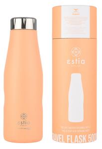 ΘΕΡΜΟΣ TRAVEL FLASK SAVE THE AEGEAN 500ml PEACH FUZZ ESTIA 01-23447