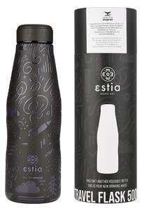 ΘΕΡΜΟΣ TRAVEL FLASK SAVE THE AEGEAN 500ml NOIR ECHO ESTIA 01-22044