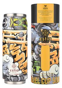 ΘΕΡΜΟΣ TRAVEL CUP SAVE THE AEGEAN 500ml GRAFFITI RHYTHM ESTIA 01-22655