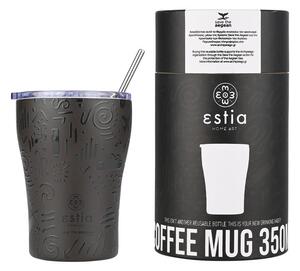 ΘΕΡΜΟΣ COFFEE MUG SAVE THE AEGEAN 350ml NOIR ECHO ESTIA 01-22891