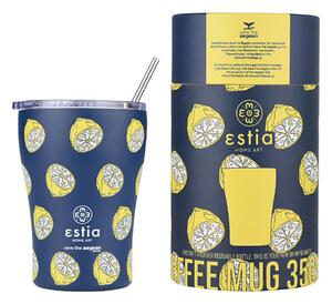 ΘΕΡΜΟΣ COFFEE MUG SAVE THE AEGEAN 350ml CITRUS INFUSION ESTIA 01-22952