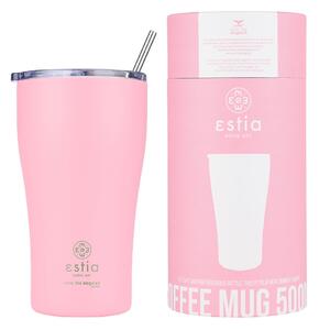 ΘΕΡΜΟΣ COFFEE MUG SAVE THE AEGEAN 500ml BLOSSOM ROSE ESTIA 01-23157