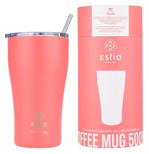 ΘΕΡΜΟΣ COFFEE MUG SAVE THE AEGEAN 500ml FUSION CORAL ESTIA 01-23164