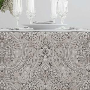 Τραπεζομάντηλο Damask Γκρι 140x140 - Borea Home