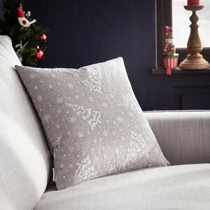 Μαξιλαροθήκη Xmas Δενδράκι Lurex 43x43 - Gofis Home 094