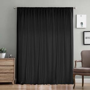 Κουρτίνα Με Τρέσα Samos C98502 Black 300x275 - Lino Home