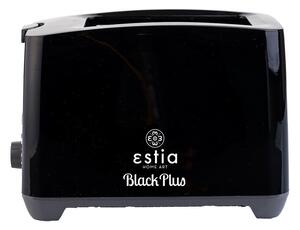 Φρυγανιέρα Black Plus 2 Θέσεων Με 7 Επιπεδα Ψησίματος 750W Μαύρη - Estia