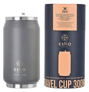 Ποτήρι Θερμός Travel Cup Save The Aegean Fjord Grey 300ml - Estia