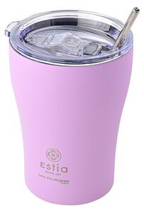 Θερμός Coffee Mug 350ml με Καλαμάκι ESTIA Save the Aegean Lavender Purple