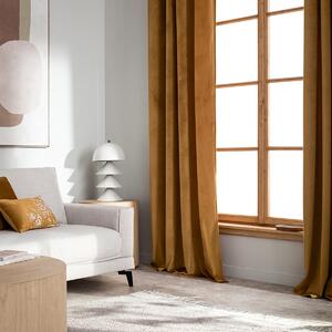 Κουρτίνα Με Τρουκς Winter Honey Gold 140x280 - Gofis Home 711/4