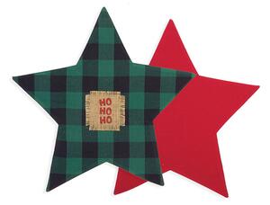 Σουπλά Διπλής Όψεως Christmas Time Green/Red 50x50 - Nef-Nef Homeware